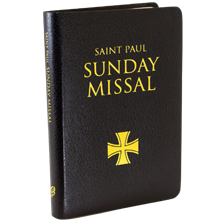 SAINT PAUL SUNDAY MISSAL - BLACK LEATHERFLEX