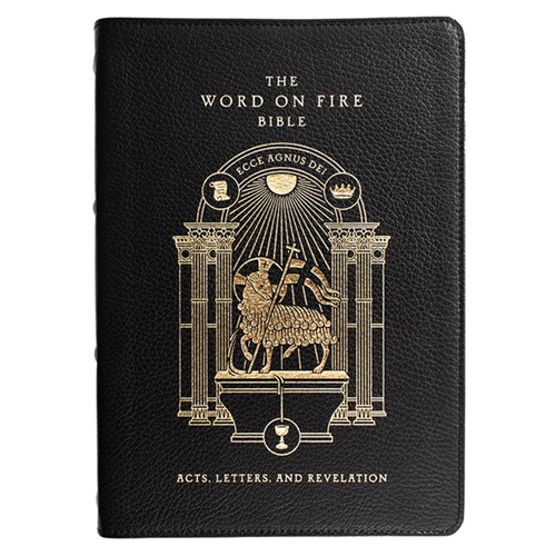 THE WORD ON FIRE BIBLE (VOLUME 2): ACTS, LETTERS, AND REVELATION - Leather