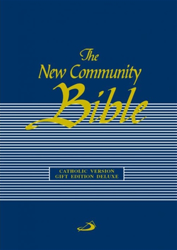 THE NEW COMMUNITY BIBLE (Deluxe Blue Zip)<br>Out of Stock