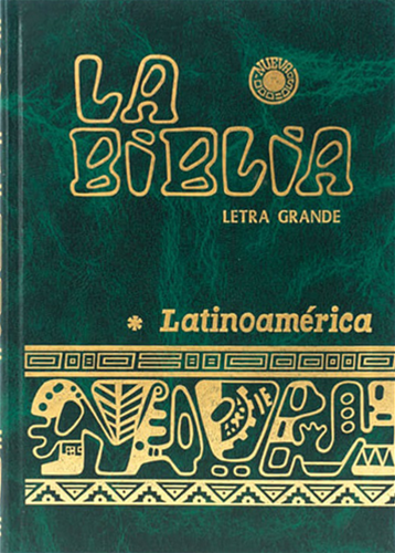 LA BIBLIA LATINOAMERICA - LETRA GRANDE, TAPA DURA, CON SENALADORES DE INDICE