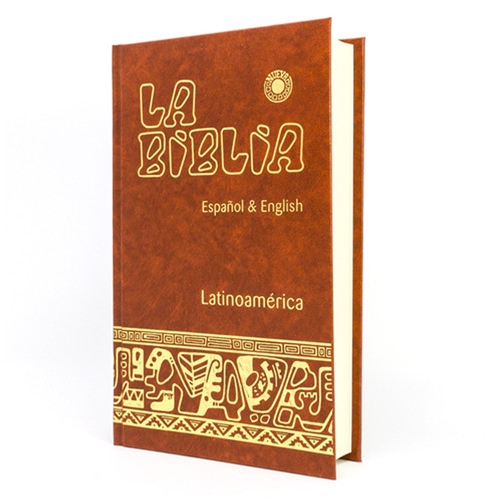 BIBLIA LATINOAMERICANA BILINGUE EN CARTONÉ, TAPA DURA, NORMAL, NO INDEX