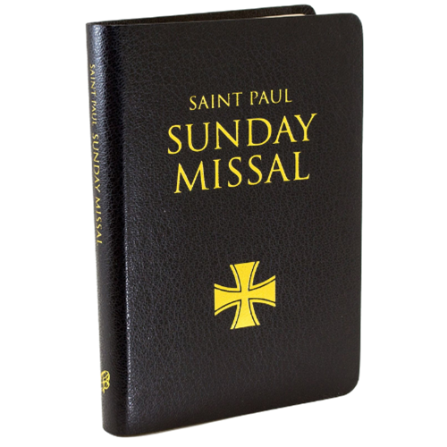 SAINT PAUL SUNDAY MISSAL - BLACK LEATHERFLEX